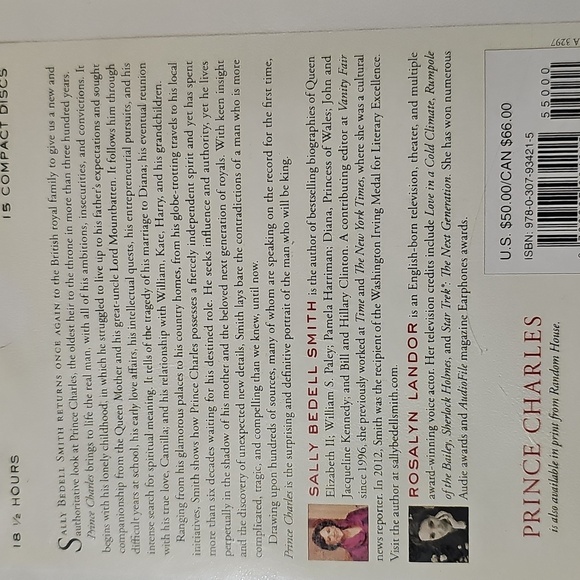 Prince Charles Audiobook 15 CDs - Picture 6 of 6